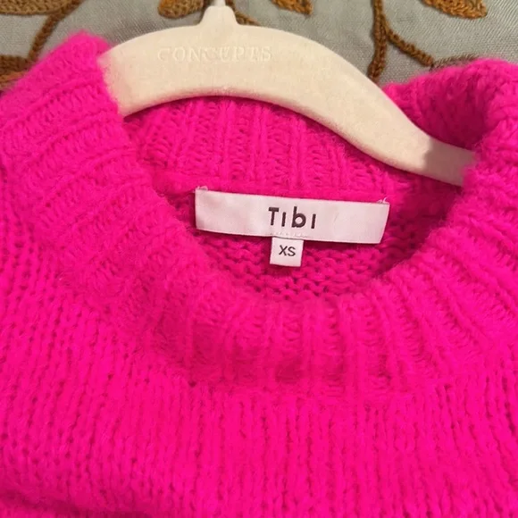 Tibi hot pink sweater size XS - Picture 2 of 2